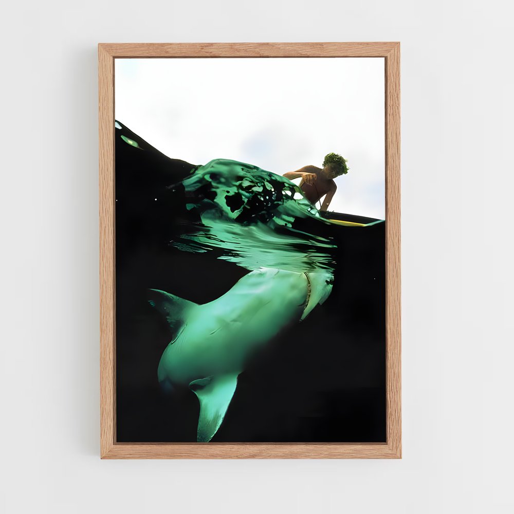 Poster Surfing with Dolphins – affiche Plongée sous-marine (vue 4)